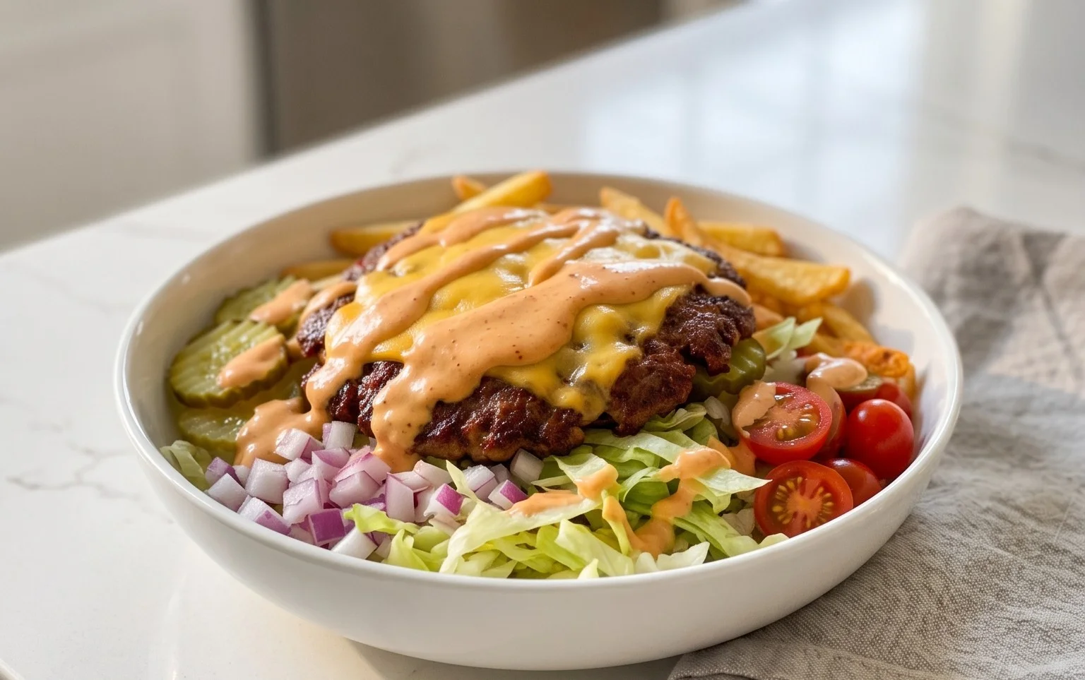 Smash Burger Bowl