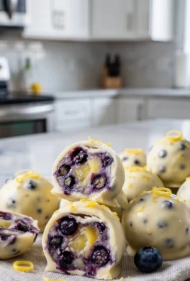 LEMON BLUEBERRY TRUFFLES