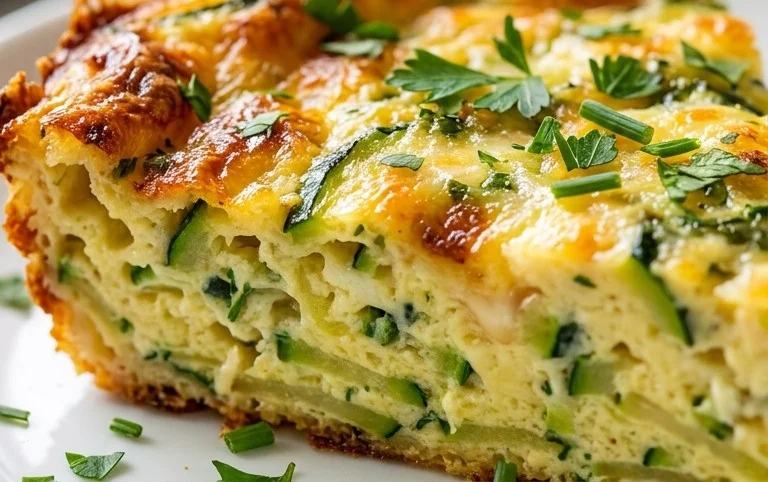 Crustless Zucchini Quiche Recipe