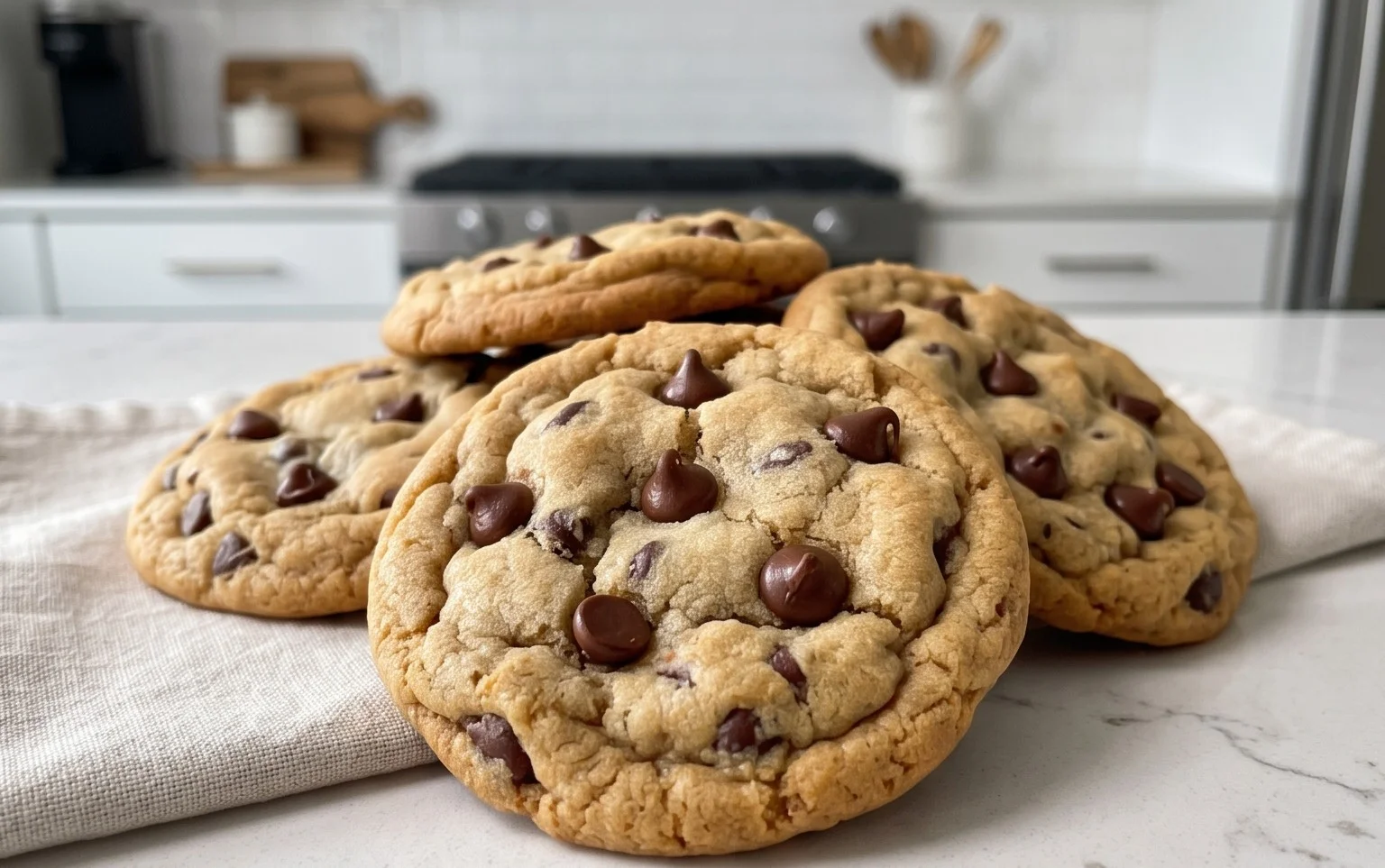 The Best Soft Chocolate Chip Cookies