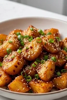 Crispy Honey Chilli Potatoes