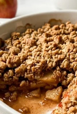 Healthy Breakfast Apple Crum extractble