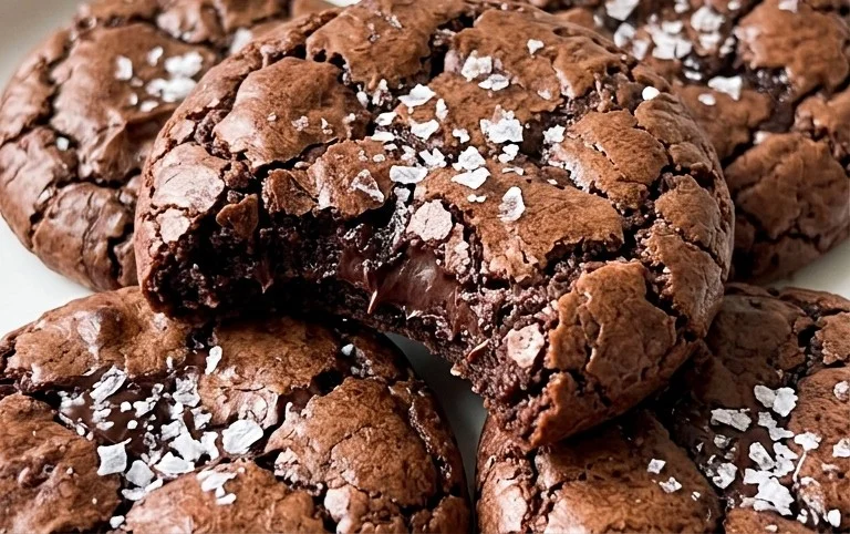 Salted Brownie Cookies