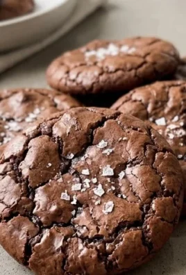 Salted Brownie Cookies