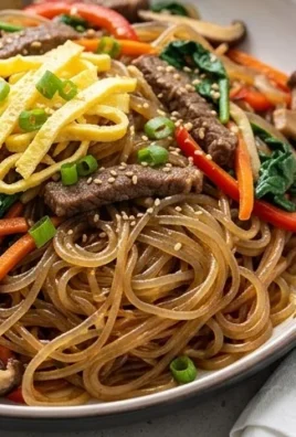 Japchae (Korean Glass Noodle Stir Fry)