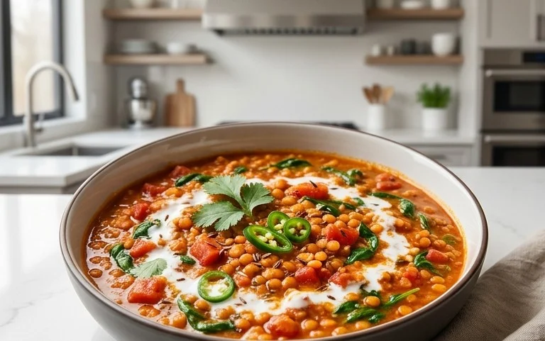 Spicy Red Lentil Curry