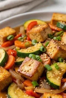 Zucchini Stir Fry With Tofu (Vegan)