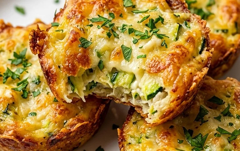 Zucchini Garlic Bites
