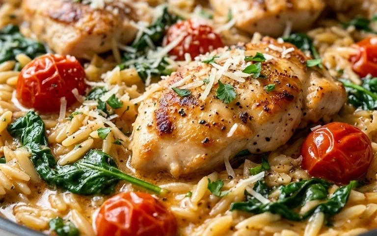 Chicken Orzo (30-Minutes, One-Pan)