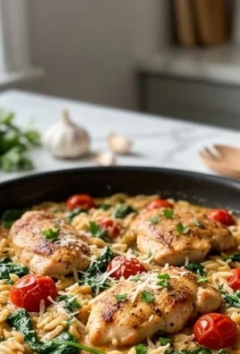 Chicken Orzo (30-Minutes, One-Pan)