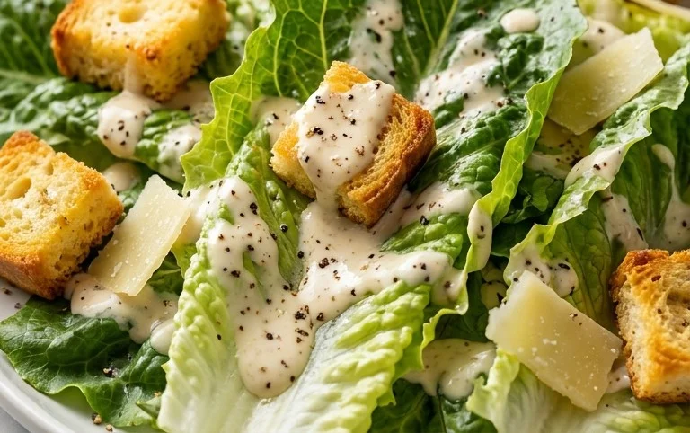 Caesar Salad Dressing (Classic, Creamy & 5 Minutes) 🥗