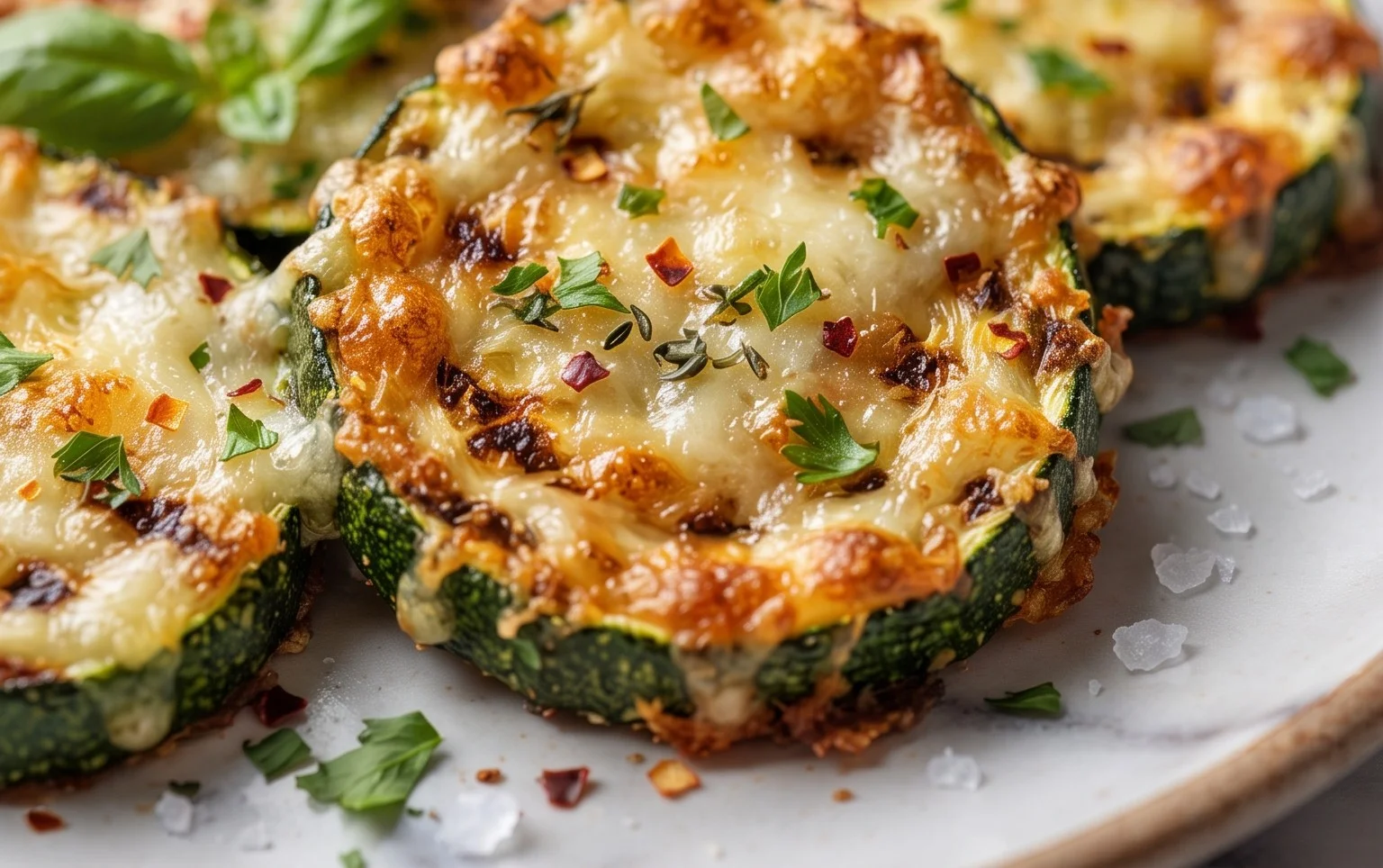 Baked Parmesan Zucchini