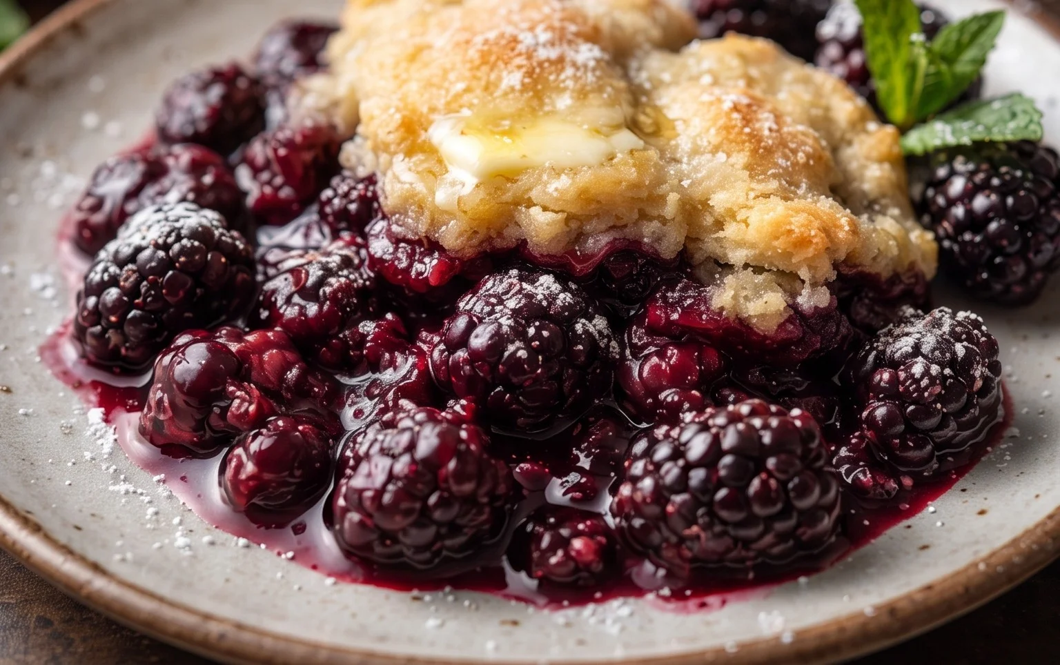 The Pioneer Women's Blackberry Cobbler