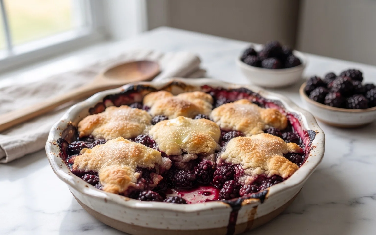 The Pioneer Women's Blackberry Cobbler