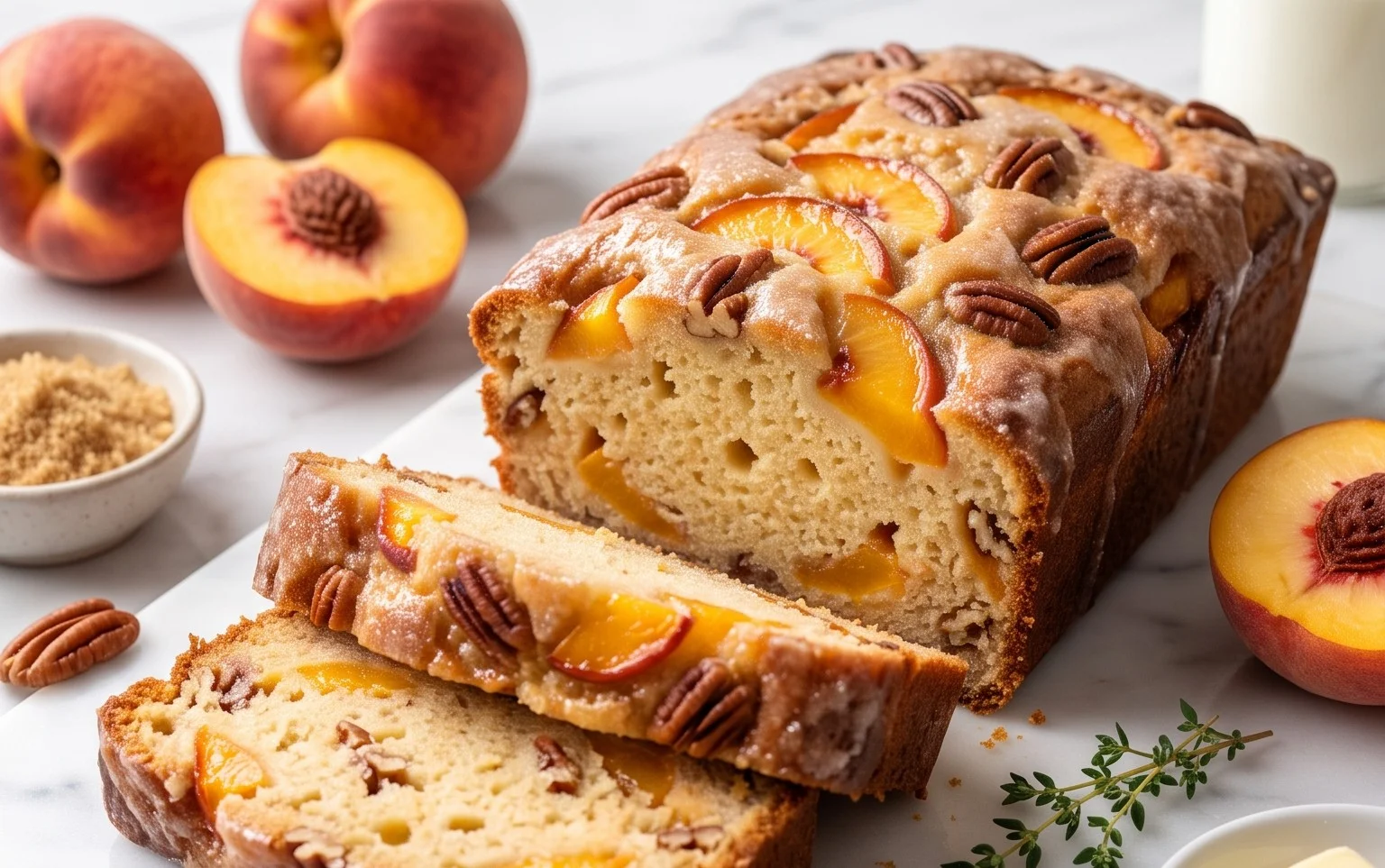 Southern Peach Bread