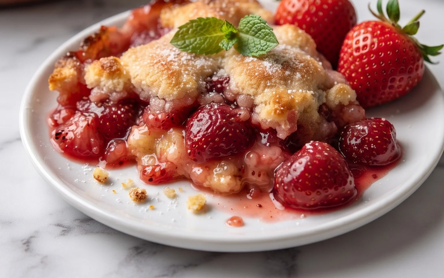 Strawberry Cobbler