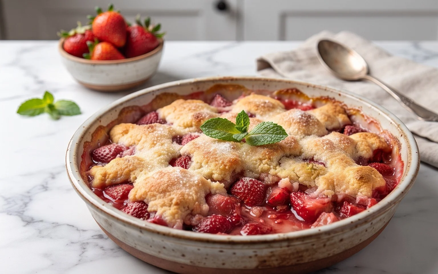 Strawberry Cobbler