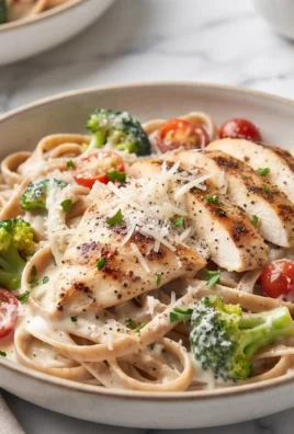 Low Calorie Chicken Alfredo