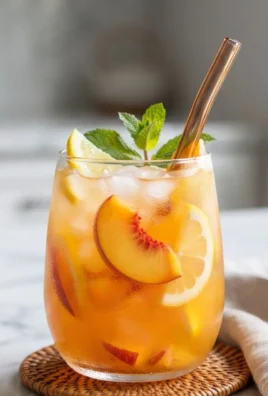 Refreshing Peach Lemonade