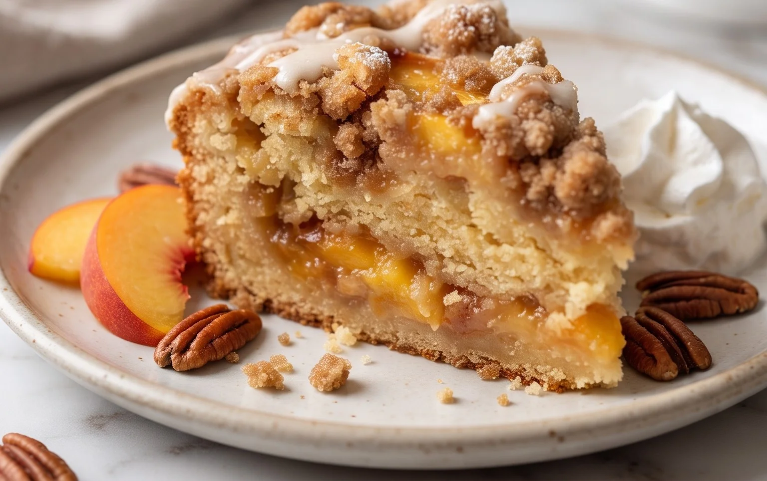 Peach Cobbler Pound Cake