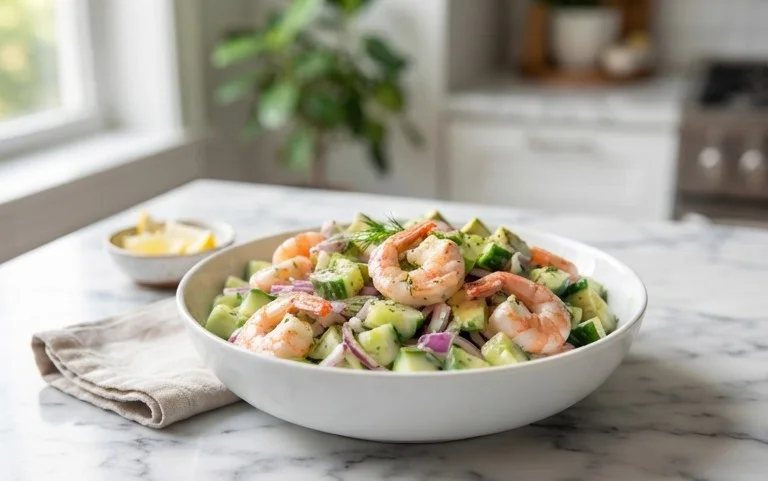 Cucumber Shrimp Salad