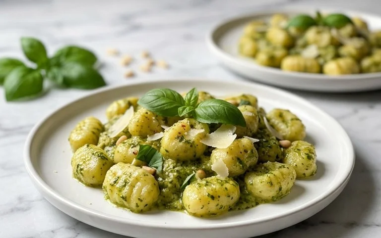 Creamy Pesto Gnocchi