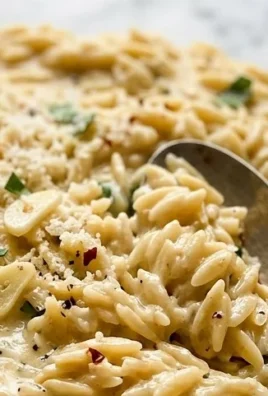 Creamy Garlic Parmesan Orzo