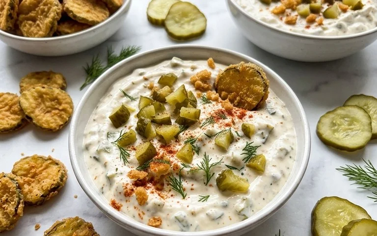 Easy Fried Pickle Dip (Dairy-Free Option)