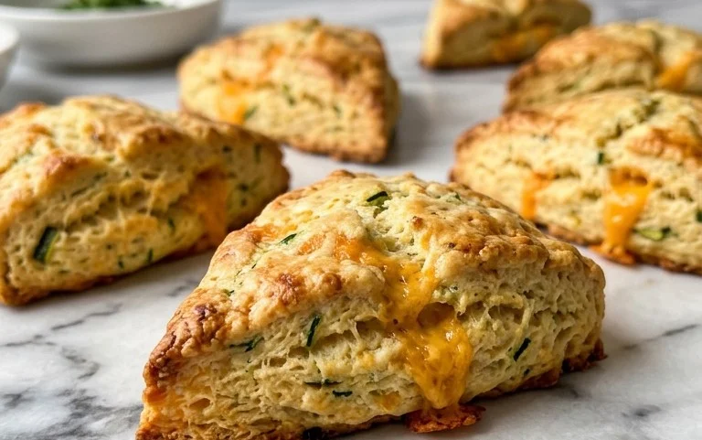 Zucchini Cheddar Scones