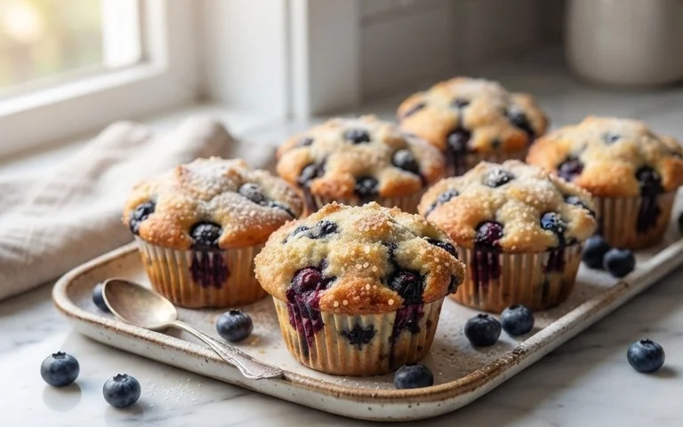 Homemade Blueberry Muffins