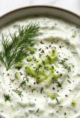 Cucumber Dip with Sour Cream and Dill