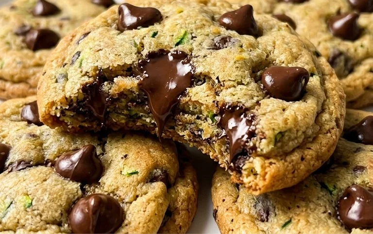 Zucchini Chocolate Chip Cookies