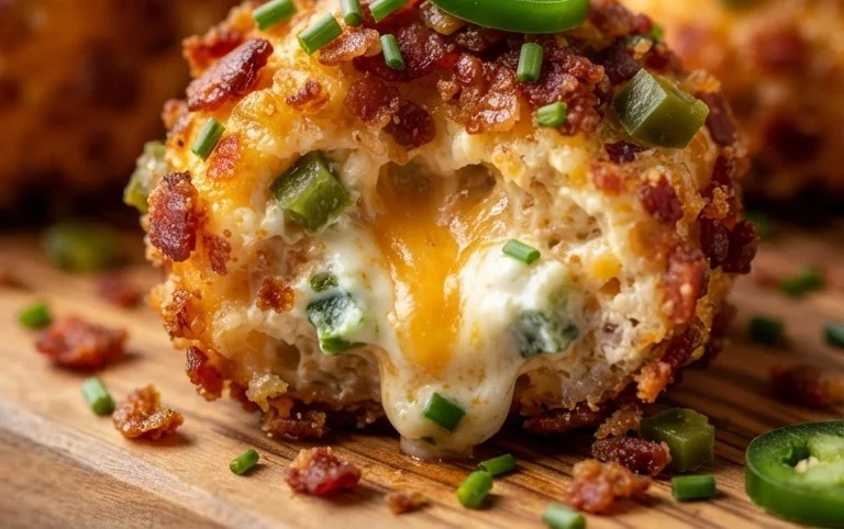 Beef Bacon Jalapeño Popper Cheese Balls