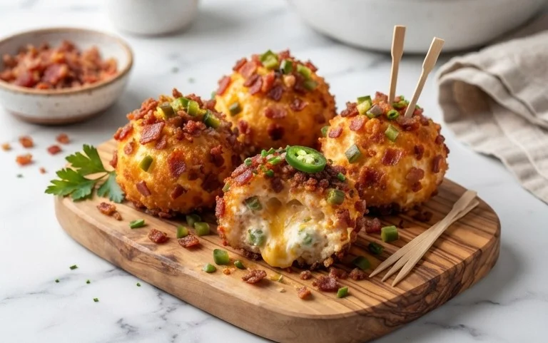 Beef Bacon Jalapeño Popper Cheese Balls