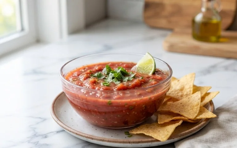 Blender Salsa (Restaurant Style Salsa)