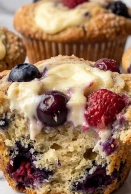 Berry Cream Cheese Muffins