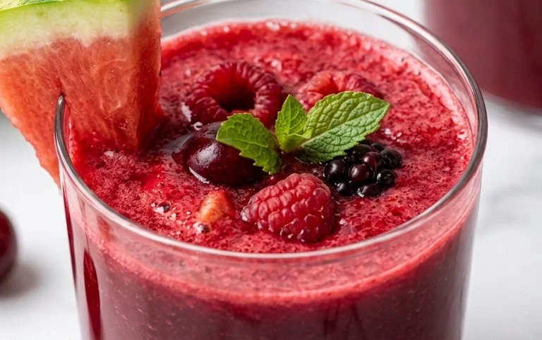 Watermelon Cherry Berry Beet Juice