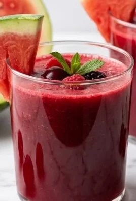 Watermelon Cherry Berry Beet Juice