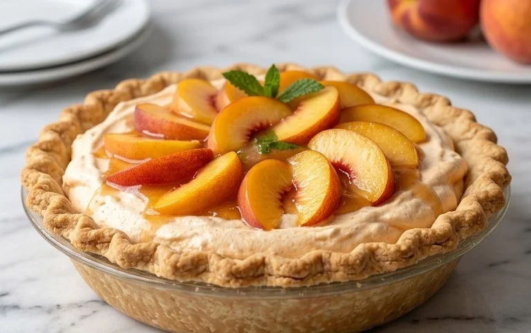 Peach Chiffon Pie