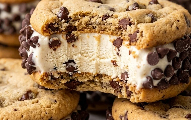 Cookie Ice Cream Sandwiches (Like a Chipwich!)