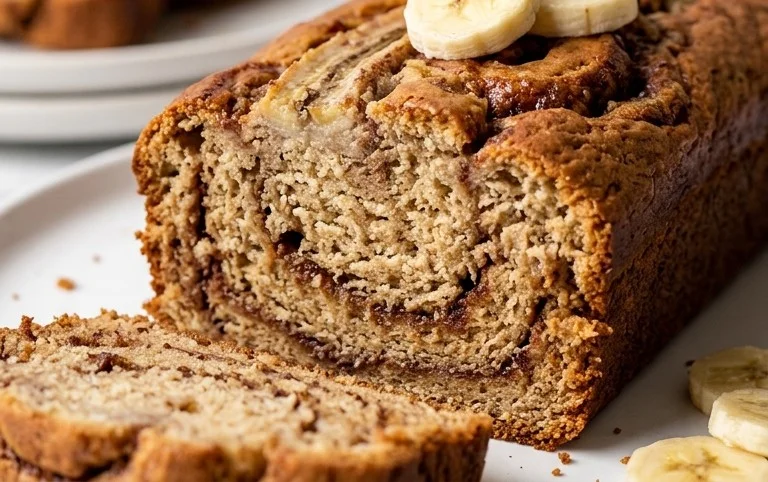 Cinnamon Roll Banana Bread