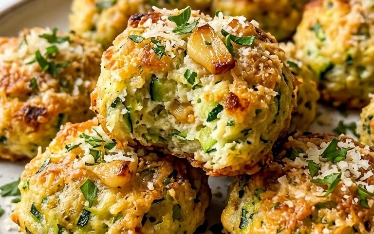 Zucchini Garlic Bites