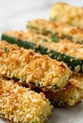 Parmesan Crusted Zucchini Sticks