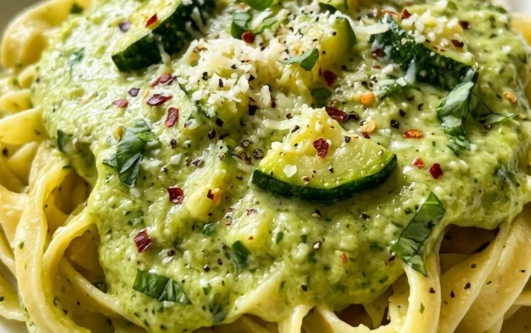 Simple Fresh Zucchini Pasta Sauce