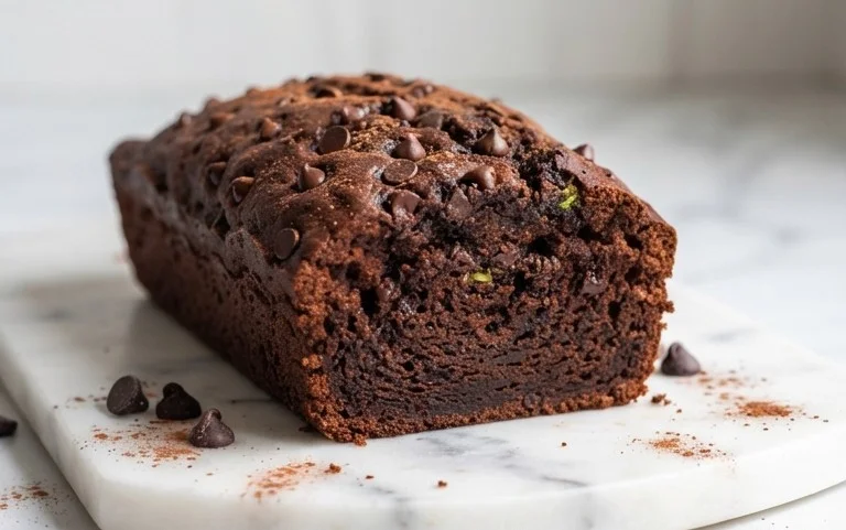 Double Dark Chocolate Zucchini Bread