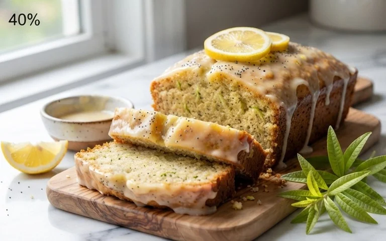 Easy Lemon Poppy Seed Zucchini Bread