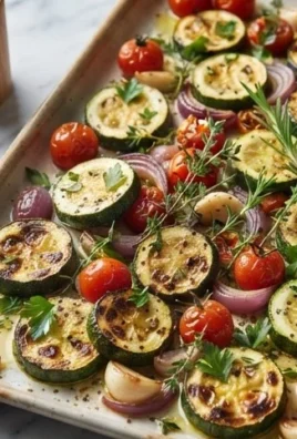 Simple Herb-Infused Roasted Zucchini Recipe