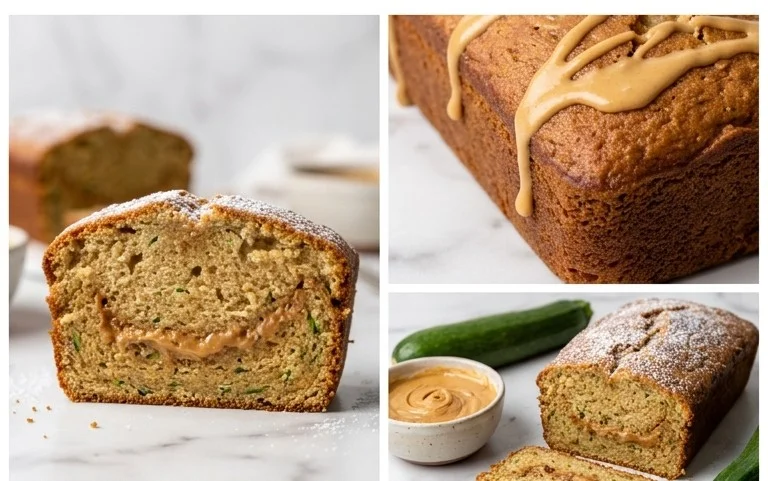 Moist Peanut Butter Zucchini Cake Recipe